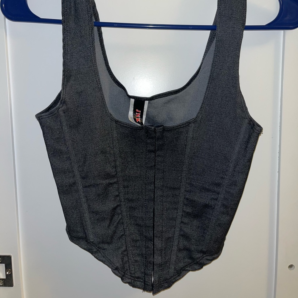 Hook & Eye Corset Style Tank Top